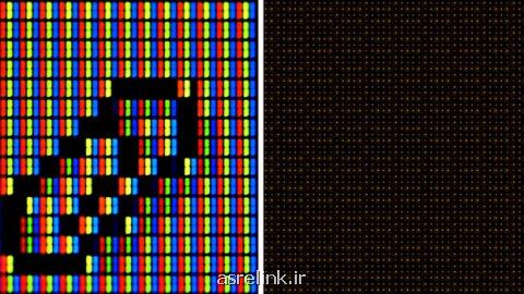 ساخت نمایشگری با پیكسل های یك میلیون بار كوچكتر از موبایل